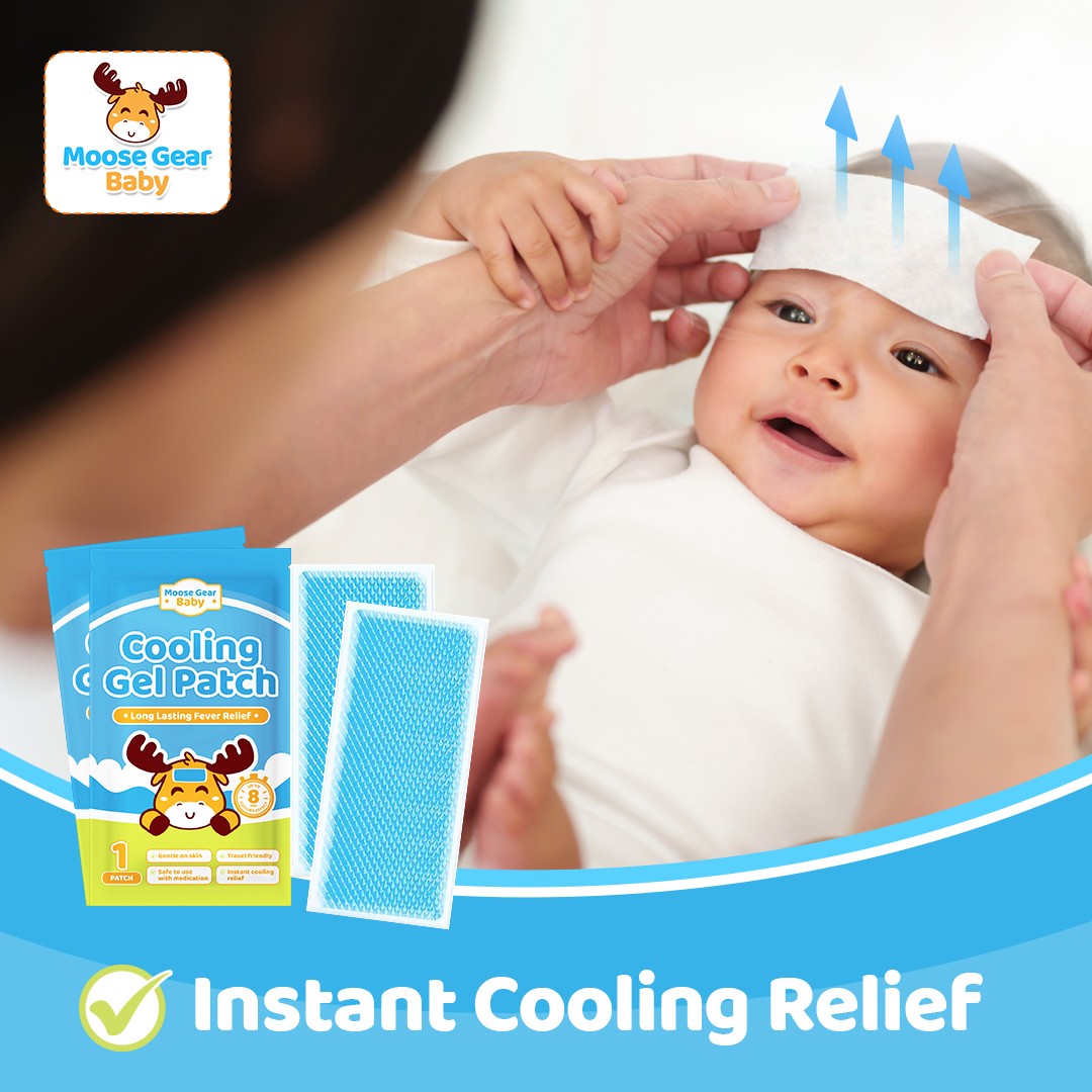 Moose Gear Baby Cooling Gel Fever Patch (2 Patches)