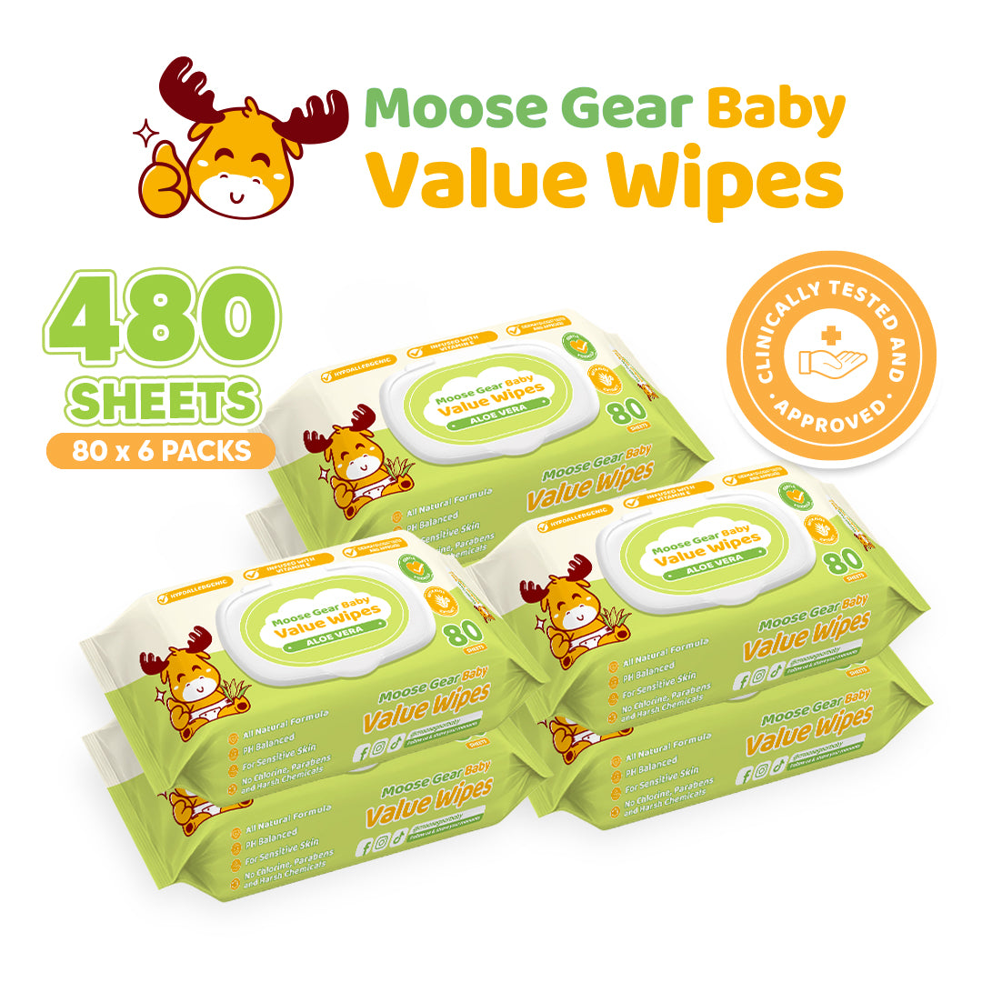 Moose Gear Baby Aloe Vera Scent Value Wipes