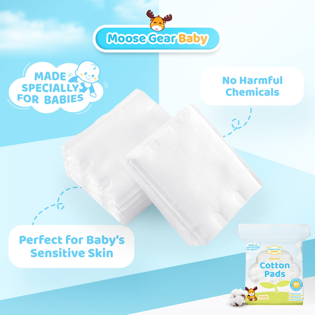 Moose Gear Baby Cotton Pads