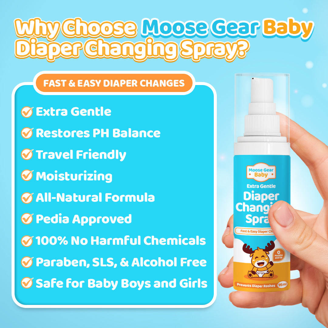 Moose Gear Baby Diaper Changing Spray (95ml)