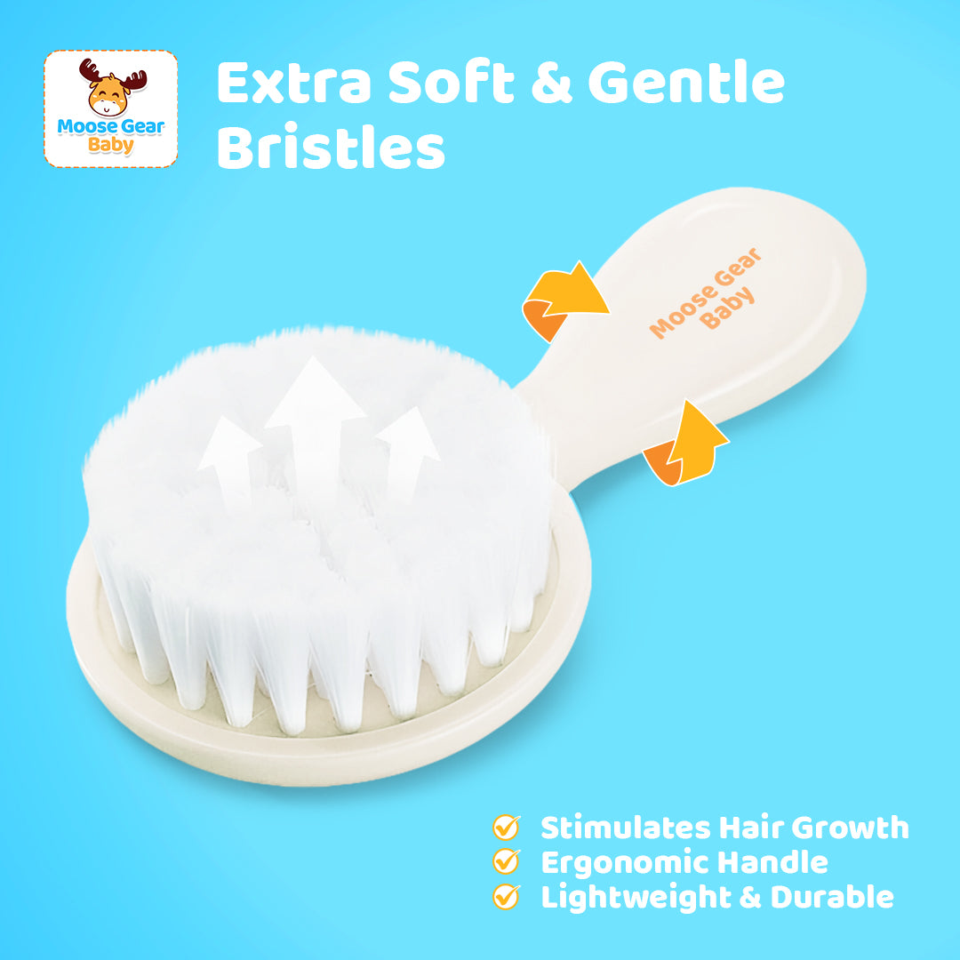 Moose Gear Baby Hair Brush & Comb Set