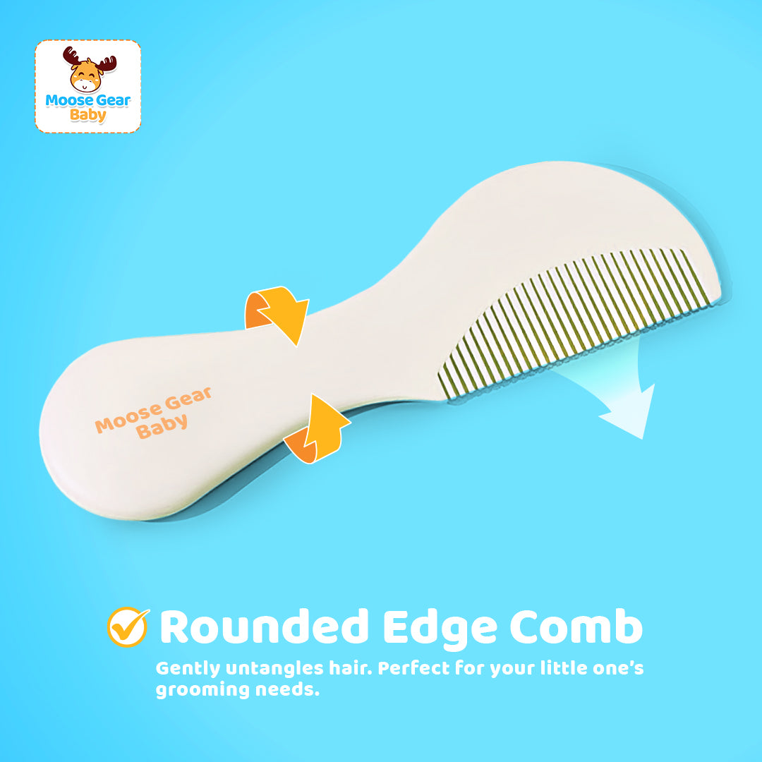 Moose Gear Baby Hair Brush & Comb Set