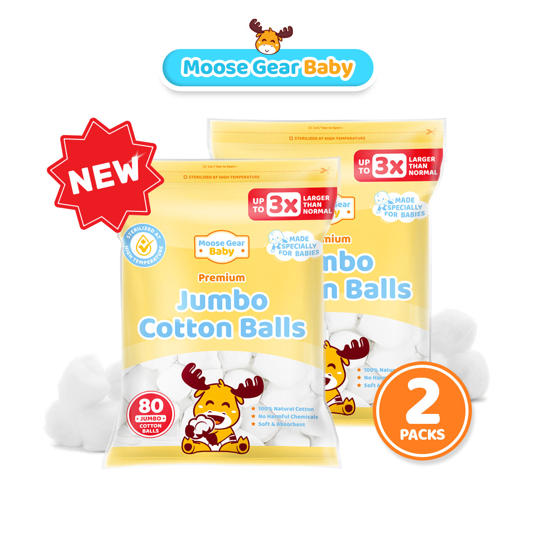 Moose Gear Baby Premium Jumbo Cotton Balls