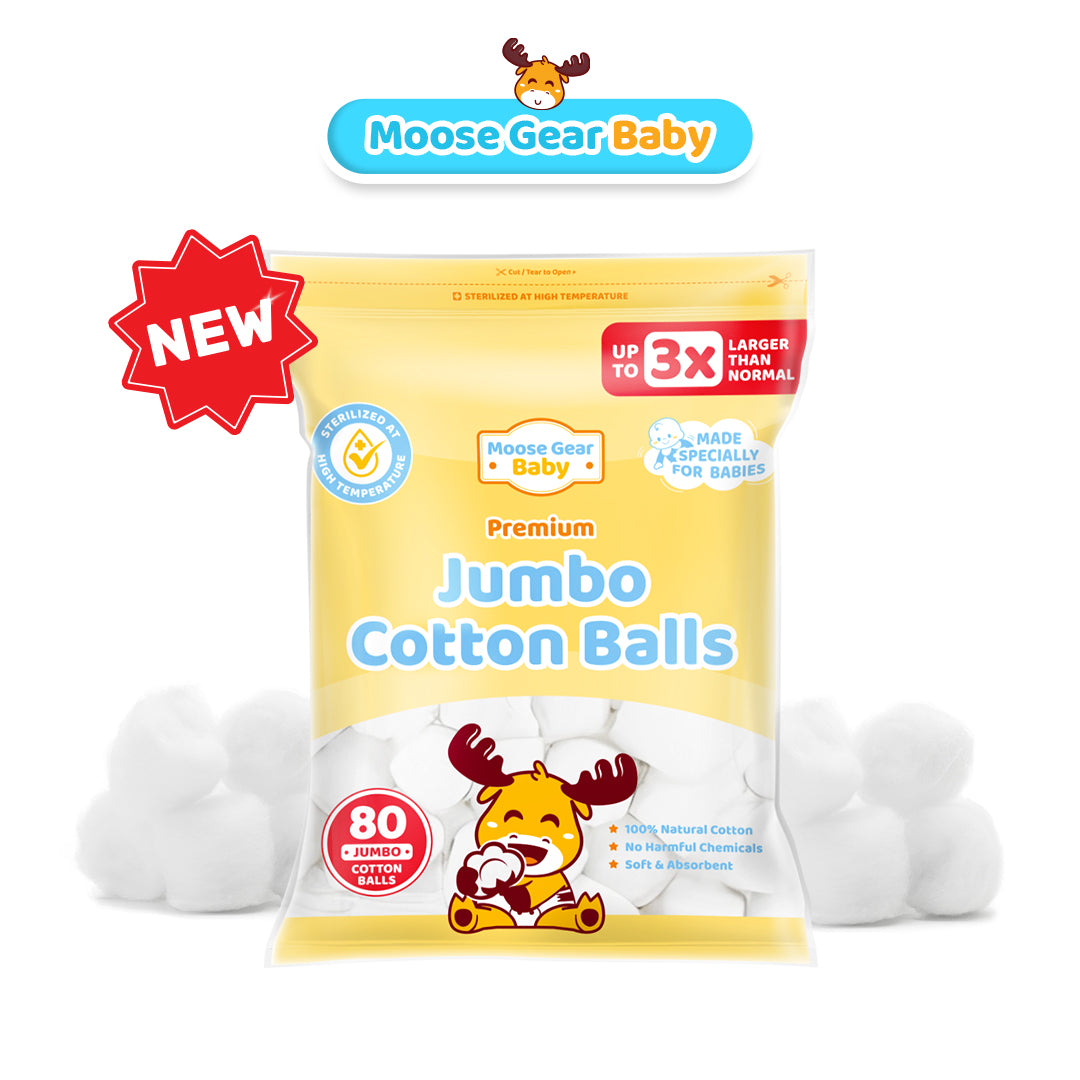 Moose Gear Baby Premium Jumbo Cotton Balls