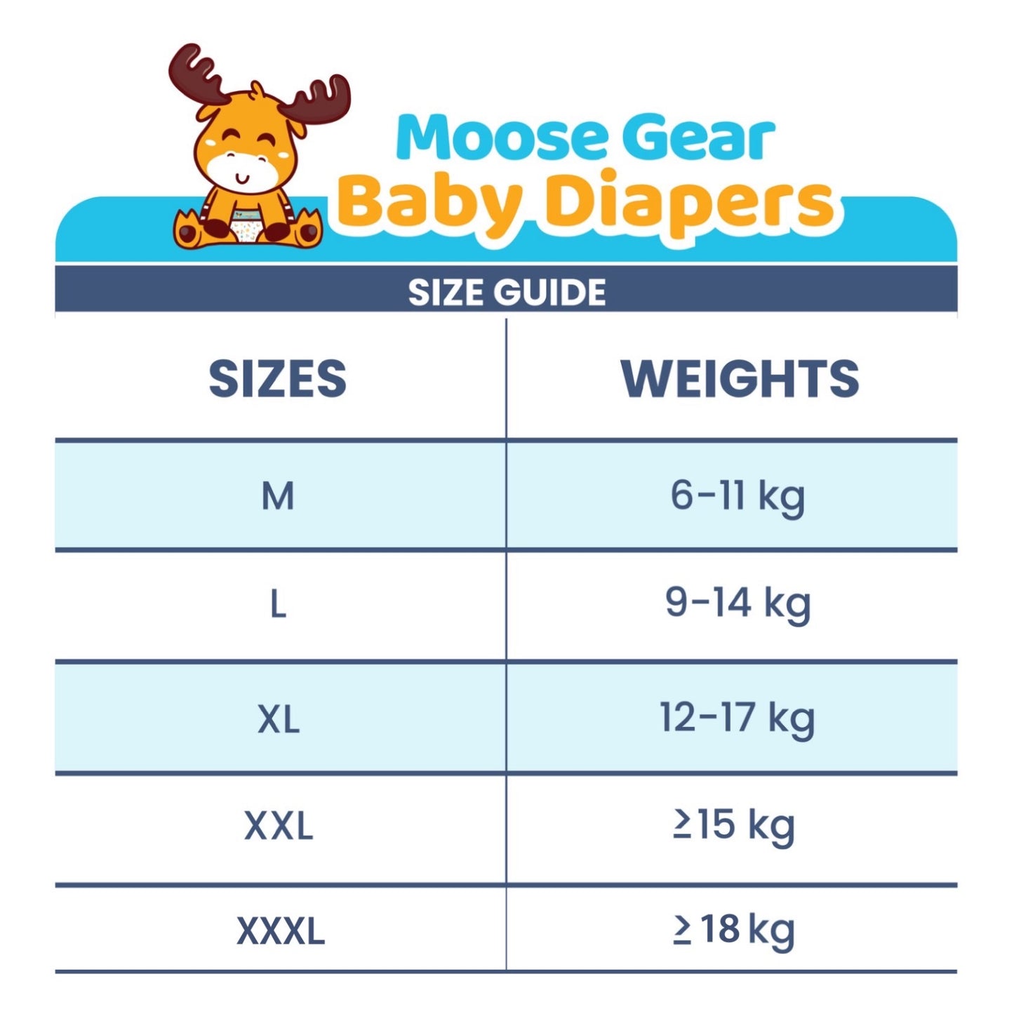 Moose Gear Baby Pants Diapers