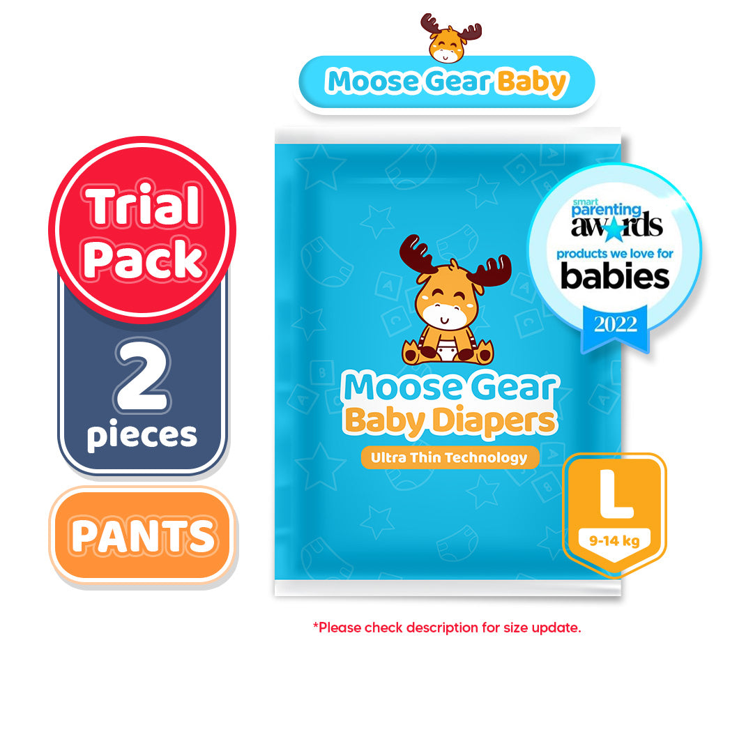 Moose Gear Baby Pants Diapers Trial Pack