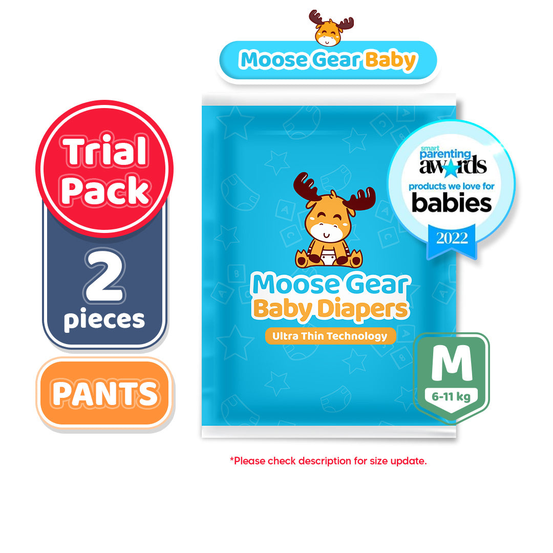 Moose Gear Baby Pants Diapers Trial Pack