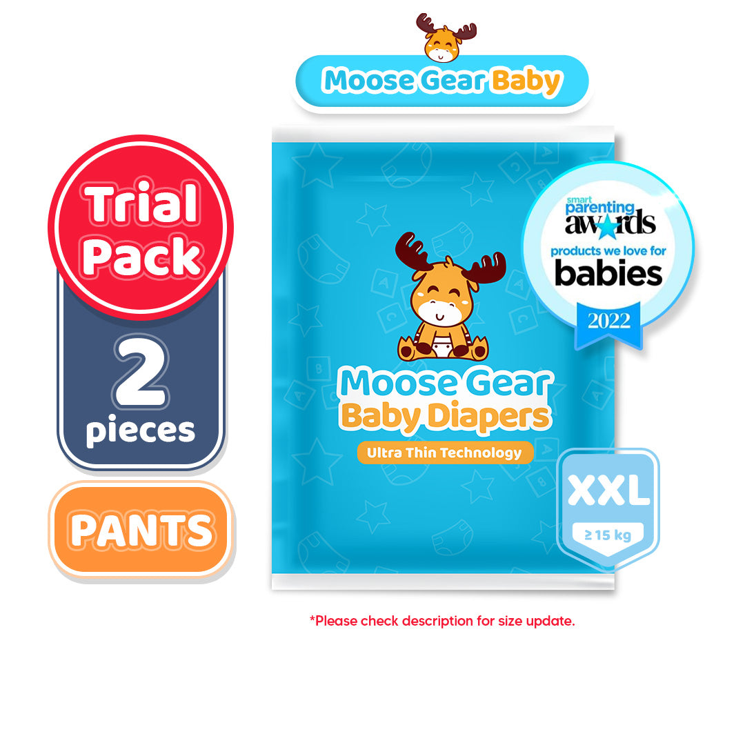 Moose Gear Baby Pants Diapers Trial Pack