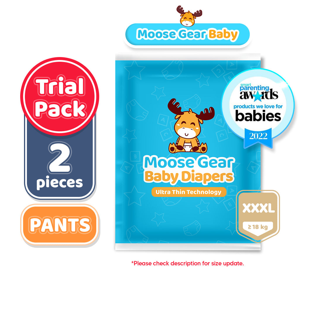 Moose Gear Baby Pants Diapers Trial Pack