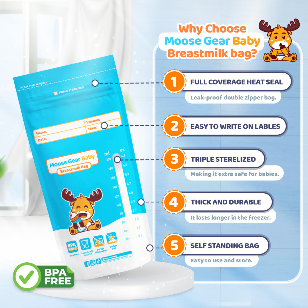 Moose Gear Baby Breastmilk Storage