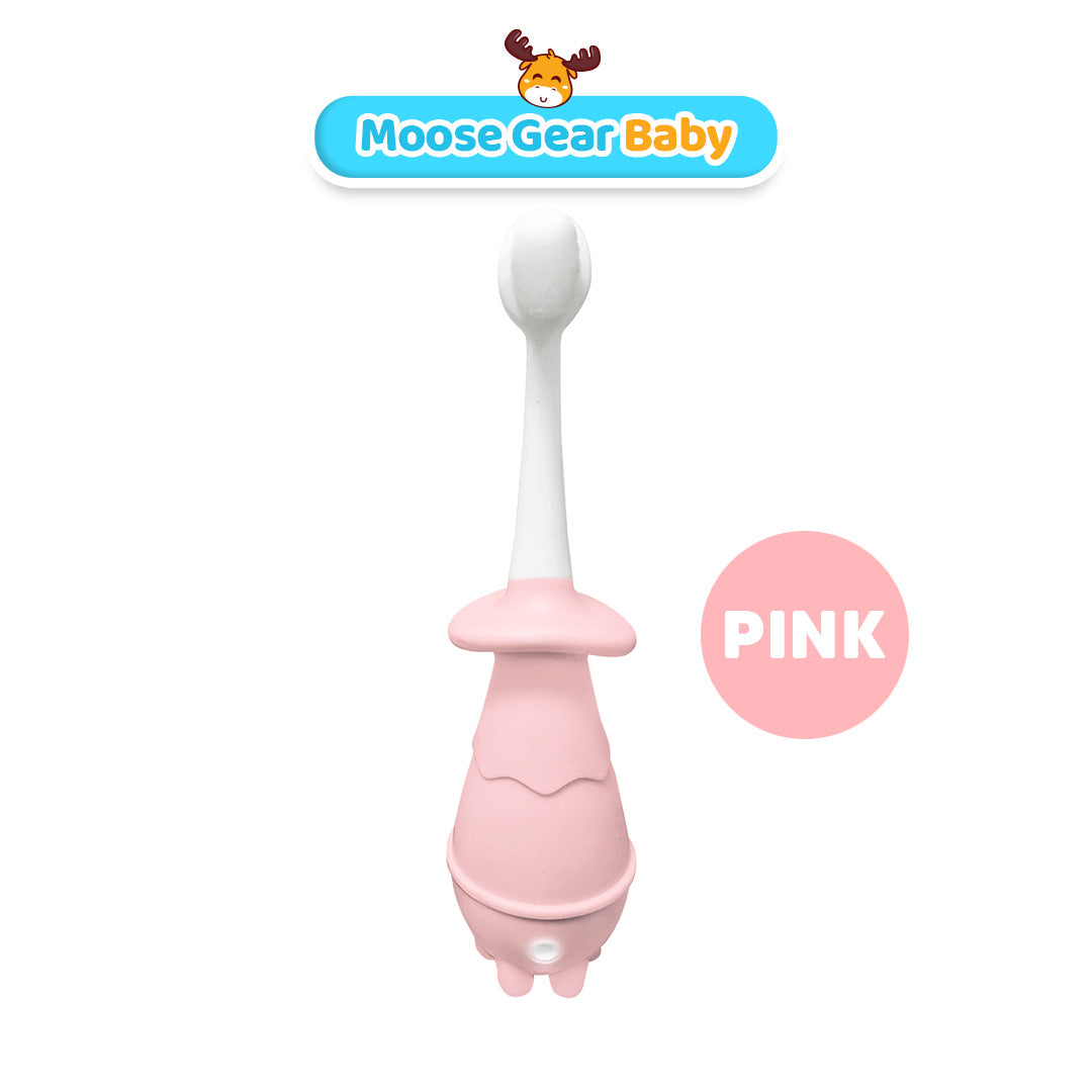 Moose Gear Baby Toothbrush Pink & Blue