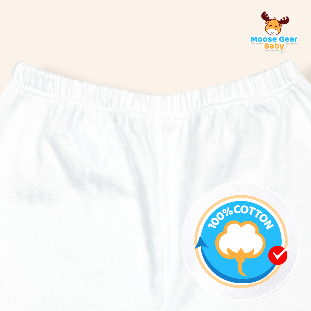 3 Pcs Diaper Shorts (White) (MGB0005)