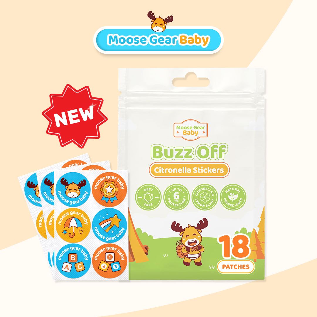 Buzz Off Citronella Stickers