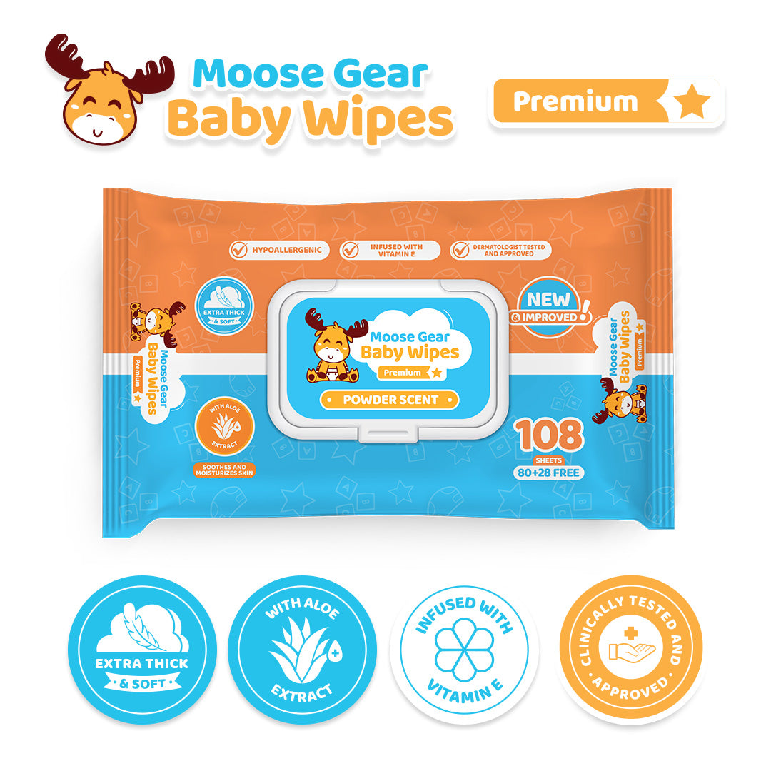 Baby Wipes (Powder Scent)