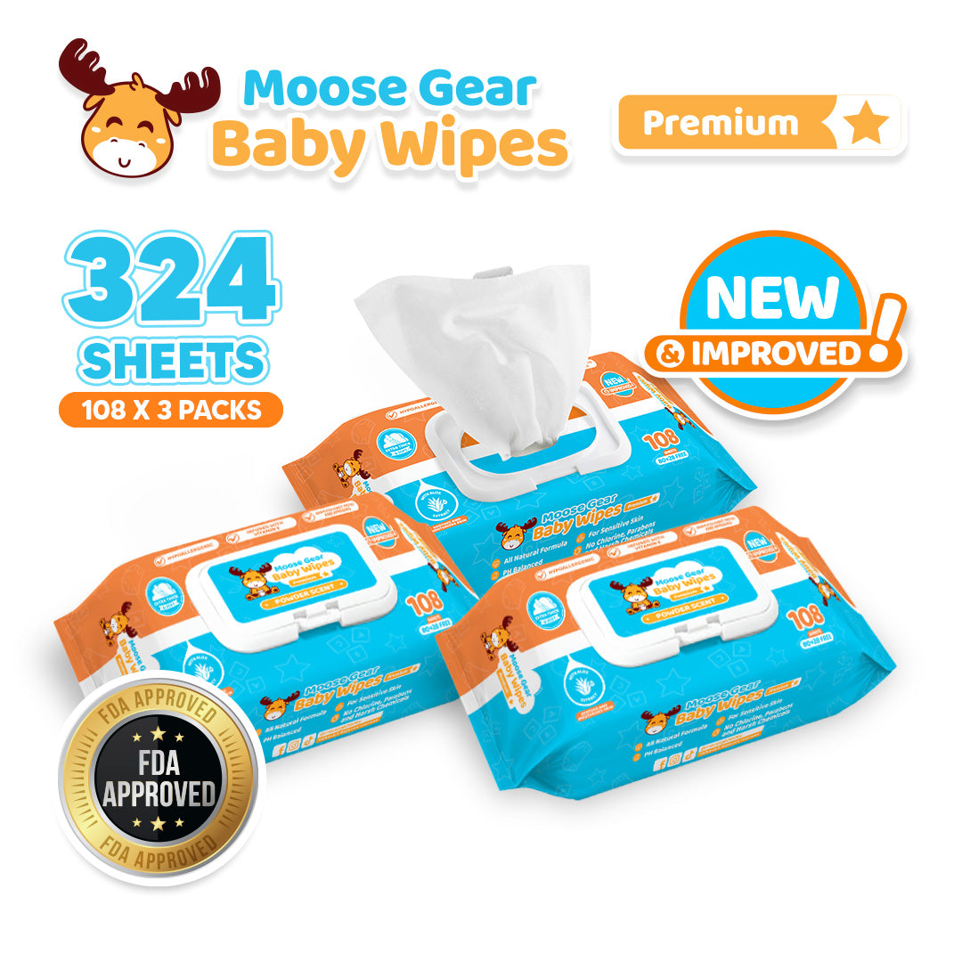 Baby Wipes (Powder Scent)