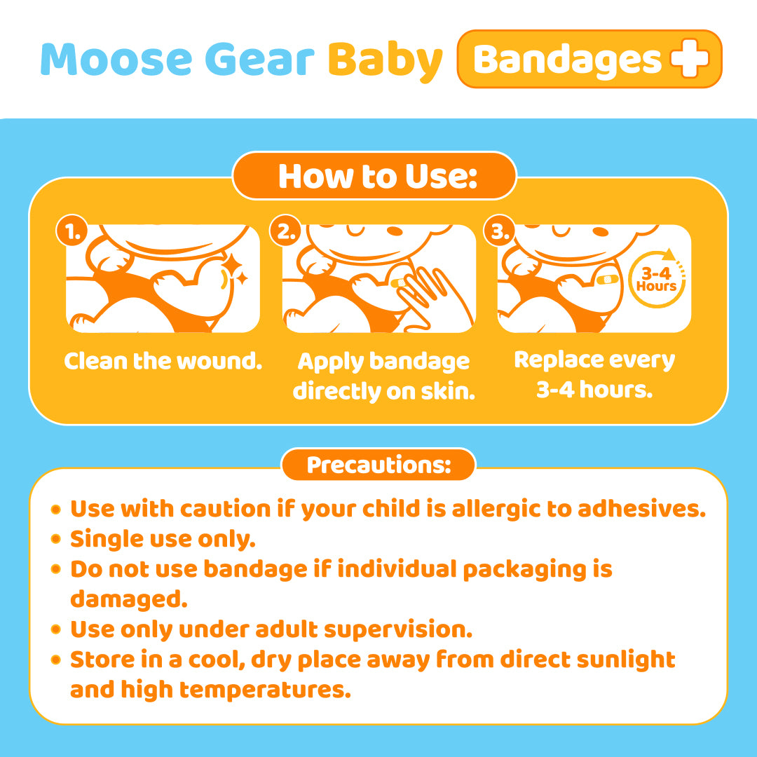 Moose Gear Baby Bandages 24pcs per box