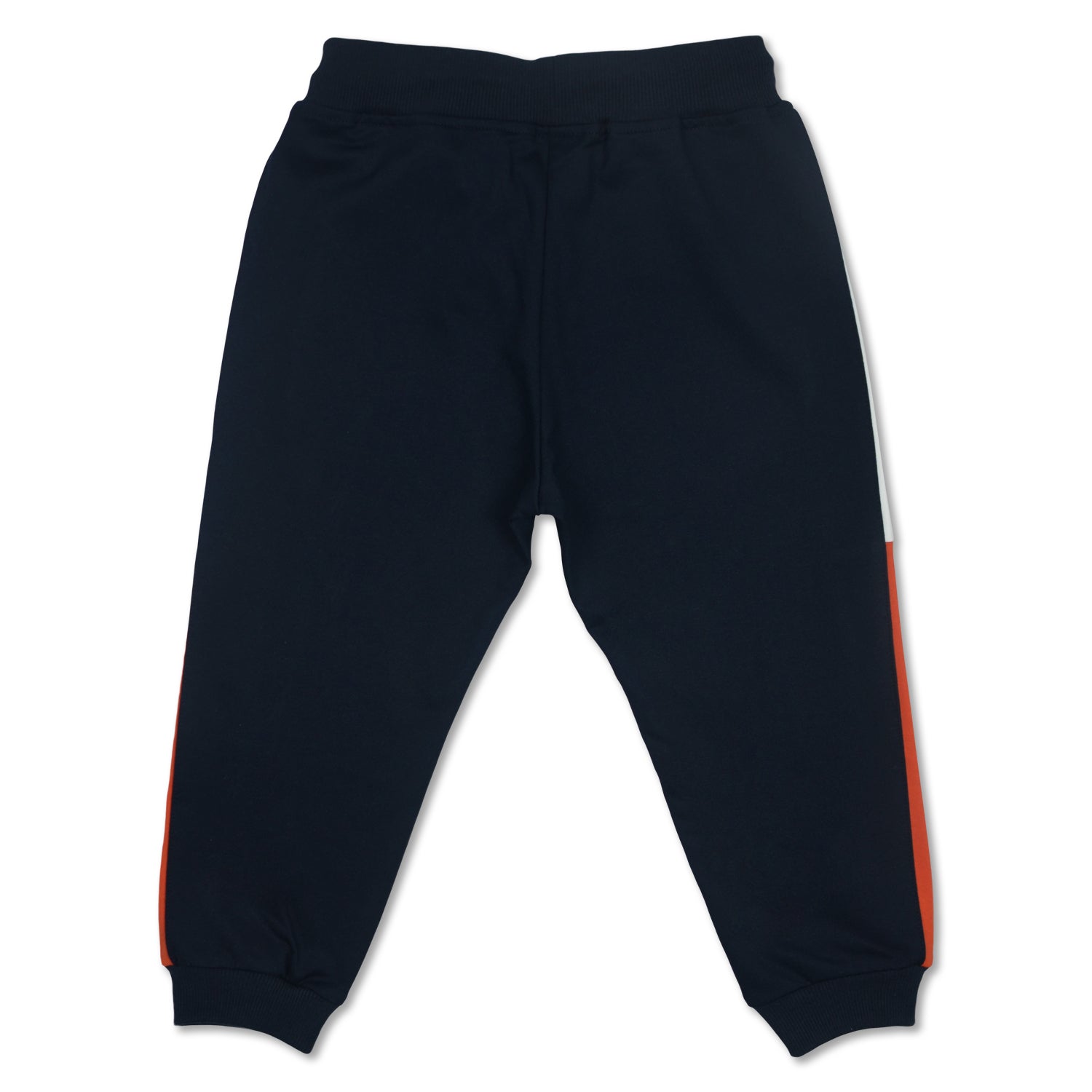 Navy Blue Combi Jogger Pants with Print Details (JP-F 13220) – Moose Gear