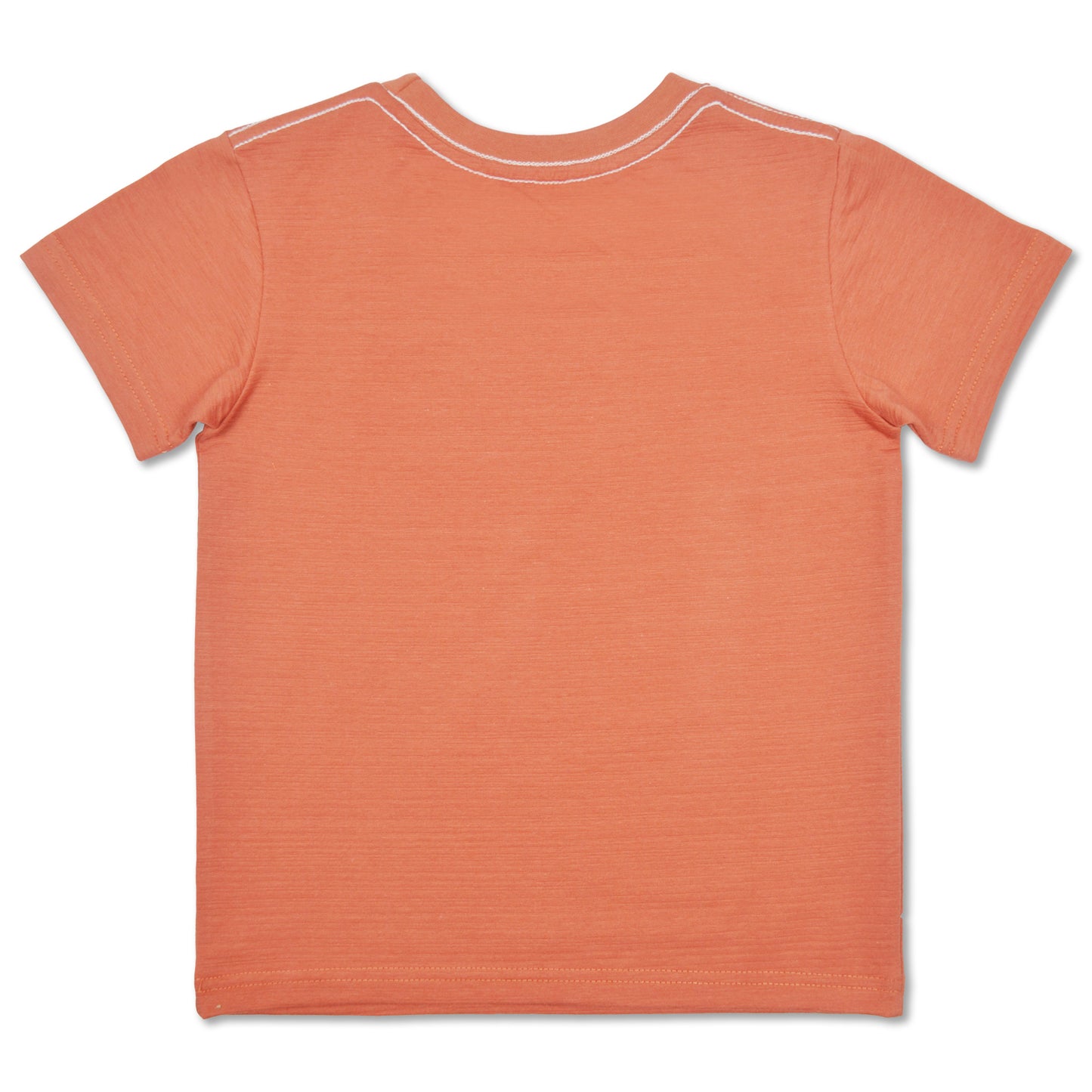 Dark Salmon T-Shirt With Print Details (TS-P 13370)