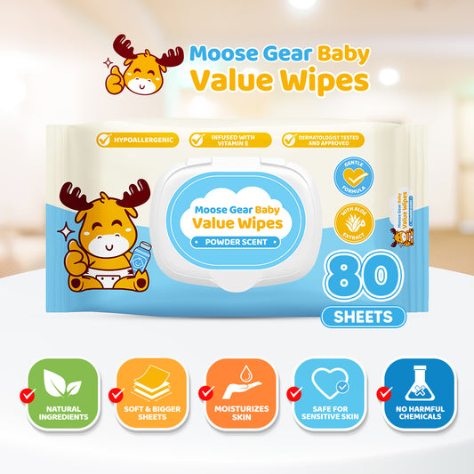 Value Wipes (Powder Scent)