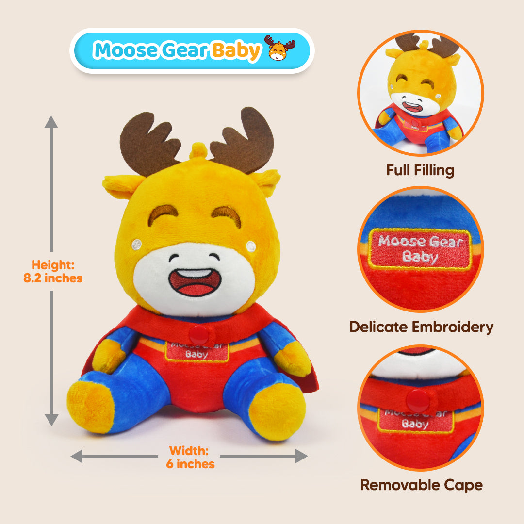 Limited Edition Moose Gear Baby Stuffed Toy (Super Moosie)