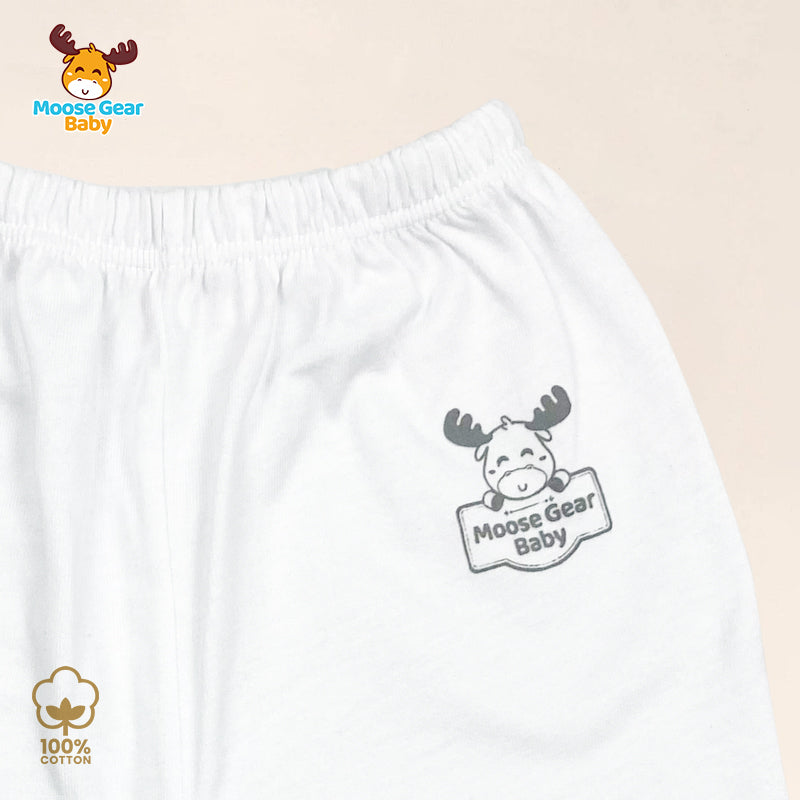 3 Pcs Baby Pajama Pants (White) (MGB0004)