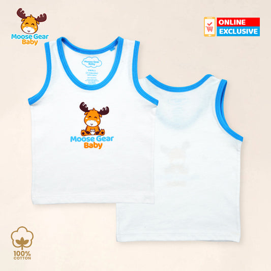 Sando Tank (Blue/White w/ Logo) (MGB0042)