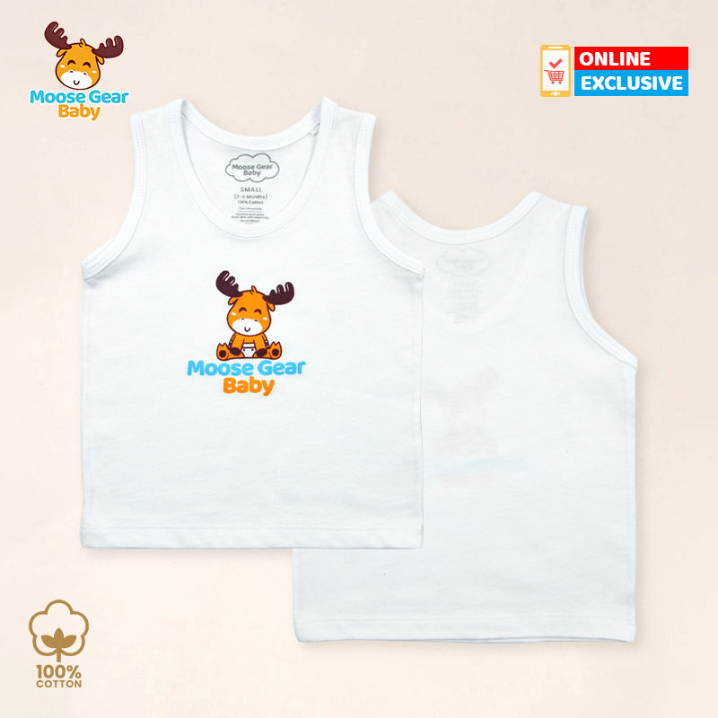 Sando Tank (White w/ Logo) (MGB0038)