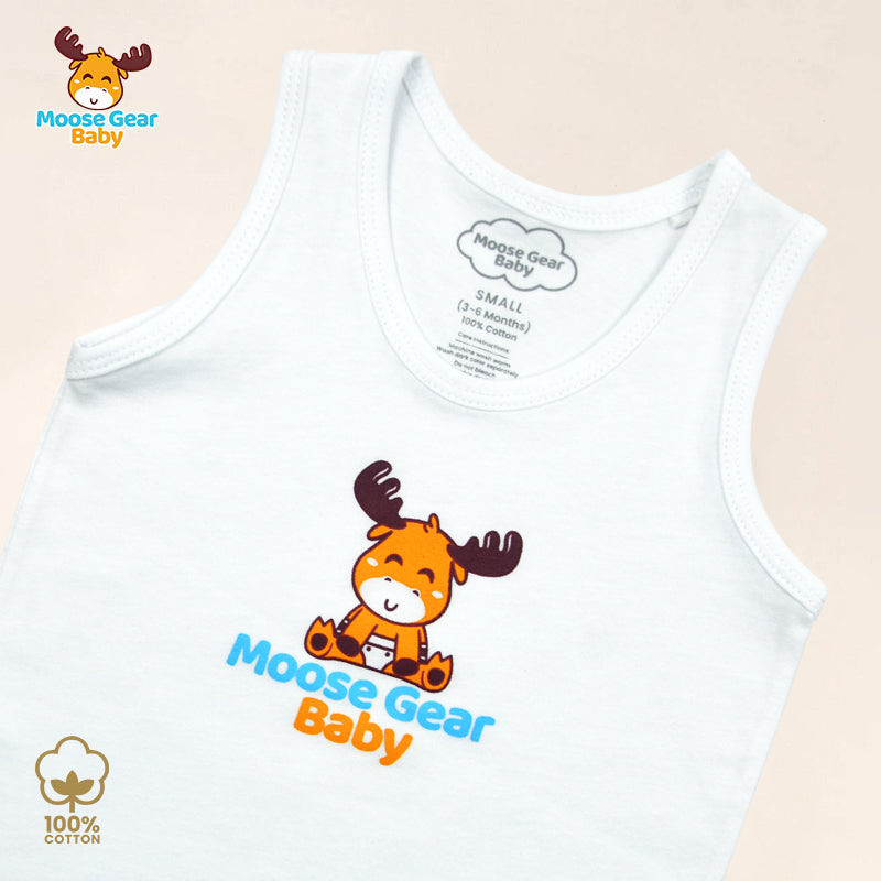 Sando Tank (White w/ Logo) (MGB0038)