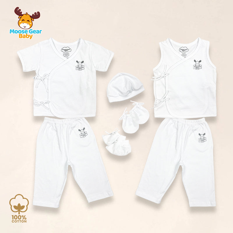 Newborn Bundle Set 100% Cotton High Quality Premium Clothes (MGB0157)