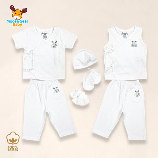 Newborn Bundle Set 100% Cotton High Quality Premium Clothes (MGB0157)